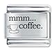 Mmm Coffee Food Italian Charms Bracelet Link