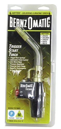 BernzoMatic TS7000T 019070 Trigger Start Adjustable/High Output Cast Aluminum Torch Head