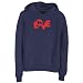 Sweatshirt Woman Navy Blue  Love Silhouette Border Collie  Dog
