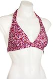 IMAGE OF AQUA by Bloomingdale's Women's Pleated Blossom Bikini Halter Top, D Cup, X-Large