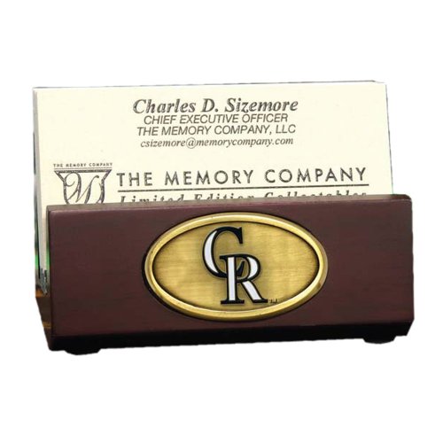 Buy Colorado Rockies Business Card Holder by The Memory Company