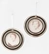 Earrings: One Piece Carved Dangle