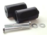 96-07 Yamaha YZF 600R No Cut Black Frame Sliders