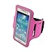 Deluxe Good Quality Workout Running Armband for Samsung Galaxy S4 and Samsung S3 (Rose)