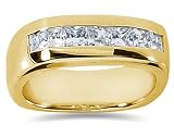 1.40 ctw Men's Diamond Ring in 14K Yellow Gold