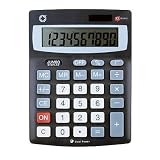 10-Digit Mini-Desktop Calculator w/Angled Display, Solar/Battery, 4Wx5-1/2D CEB95004