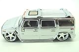 1:64 Scale Chrome Edition - 2003 Hummer H2 by Jada Toys Inc.