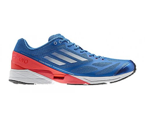 ADIDAS adiZero Feather 2 Men's Running Shoes, Blue/Red, US10 ADIDAS adiZero Feather 2 Men's Running Shoes, Blue/Red, US10