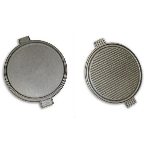 Cajun Cookware 14 Inch Round Reversible Cast Iron Griddle
