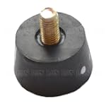 Rubber Foot 34x19mm M8 Stud