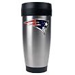New England Patriots 16oz Stainless Steel Travel Tumbler - Primary Logo NFL Football
