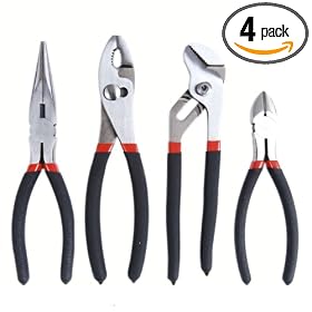 KR Tools 19013 Pliers Set in Tube, 4-Piece by KR Tools