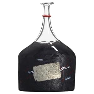 Kosta Boda Satellite Black Bottle