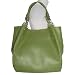 Faux Leather Hobo Bucket Handbag