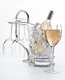 CHAMPAGNE RACK 4 WINE GLASSES