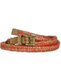 Nine West Women's Woven Straw Belt