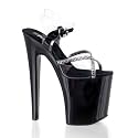 Extremely seXy 8 Inch Sexy Dancer Shoes Stripper Exotic Pole Dancing Spiked Heel High Platform Shoe With Rhinestones CLEARANCE