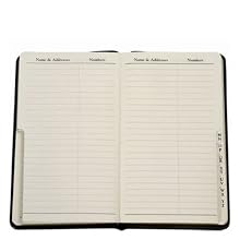 POST Pocket Address Book, Saffiano Gold