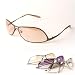 Underscore Reverse Stem Fashion Metal Sunglass - 4000