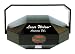 American DJ 4.9mw red laser with 16 built in programs, can be run with 4 AA batteries