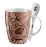 Eigenschaften Nici 28529 / NICI Jolly Mäh Rosa, Tasse Wolf, FOR YOU, Porzellan, braun, mit Löffel