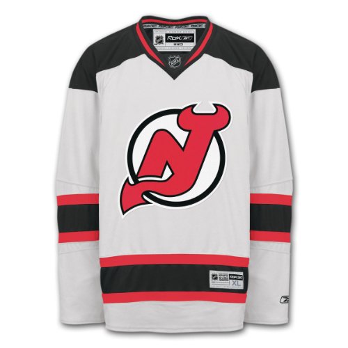 New Jersey Devils Reebok Premier Youth Replica Road NHL Hockey Jersey Size S/M