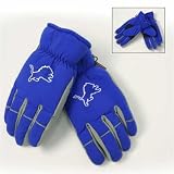 Detroit Lions Thinsulate Lined Mens Ski Glove