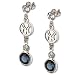 New York Yankees Crystal Logo Earrings
