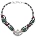 Girls Necklace Amulet Multi Gemstone Jewelry 18.5 inches (gnklc225)