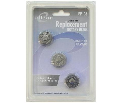 Eltron Replacement Heads Compatible Replacement Heads fit Norelco 8800, 7100, 7200, Series Shavers Images