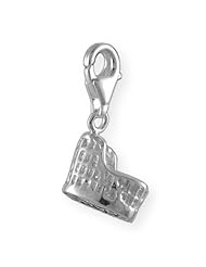 MELINA Charms clip on pendant Colosseum Rome Italy sterling silver 925