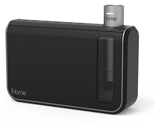 iHome Portable Rechargeable Bluetooth Stereo Speaker System with NFC & Removable Battery Pack (IKN100BC)