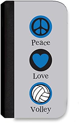 Insomniac Arts - Peace Love and Volleyball - Samsung Galaxy Note 3 Cover, Cell Phone Case, Wallet