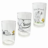 Peanuts Gläser Set Snoopy Groesse: 200 ml Lieferumfang: 3teilig