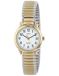 Timex Womens T2H491 Easy Reader Two-Tone Expansion Band Watch