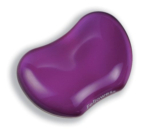 Purple Gel Crystal Flex Rest Transparent Mini Wrist Rest