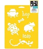 Stencil Mania Stencil 7X10 - Frogs & Friends