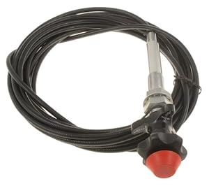 VCGTX06 6FT Heavy Duty Vernier Throttle Cable - Red Adjustable Locking Control Cable Replacement