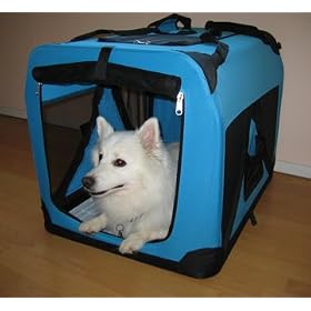 The Ideal Pet Soft Crate / Carrier for Travel, Indoor and Outdoor - Large