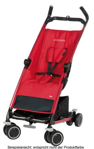 Imagen 2 de Maxi-Cosi 13053377 Noa - Silla de paseo compacta con cesta de la compra, capota, protector para la lluvia, pinza para sombrilla color rosa