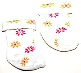 American Girl Doll Clothes White Flower Socks
