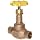 Apollo 120S Series Bronze Globe Valve, Class 125, Inline, Threaded Bonnet, PTFE Seat, Solder End