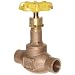 Apollo 120S Series Bronze Globe Valve, Class 125, Inline, Threaded Bonnet, PTFE Seat, Solder End