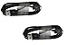 OEM Authentic Samsung 2 Amp Fast Adaptive Charger+2 OEM Samsung 5' Micro USB 2.0 Data Charging Cables