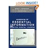 Handbook Of Essential Information For Hospital Dental Leaders