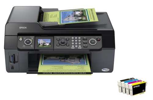 Childrens Toyshop  Computer : Epson Stylus DX9400f 4-in-one printer, scanner, copier, fax with individual ink cartridges