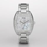 Fossil Analog White MOP Dial Watch