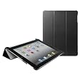 MiniSuit Microfiber Leather Case Cover for the new iPad, iPad 3, iPad 2 with Multi-angle viewing + Built-in magnet for sleep / wake feature (Black)