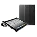 MiniSuit Microfiber Leather Case Cover for the new iPad, iPad 3, iPad 2 with Multi-angle viewing + Built-in magnet for sleep / wake feature (Black)...