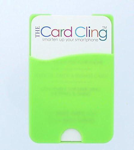 The Card Cling. Green Card Cling. The Must-have for Your Must-haves! a Silicone Back Pocket for Your Phone. Simply Press Adhesive to Phone Backing. Holds I.d., Credit and Business Cards, and More. Great for Only Carrying the Essentials on the Go.